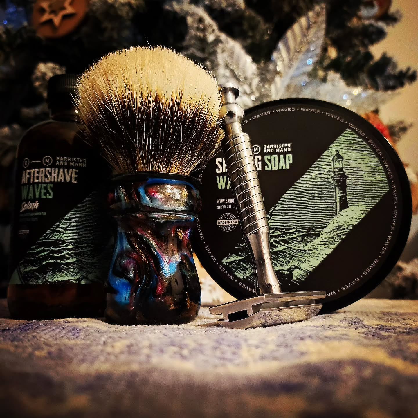 Shaving Brush "Black Lotus" 26/28mm